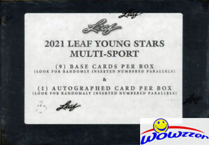 2021 Leaf Young Stars Multisport Factory Sealed HOBBY Box!