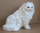 Vintage 1960's Porcelain White Persian Cat Shafford Japan Statue #98
