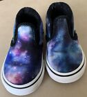 VANS Comfy Cush Galaxy Slip-On  Shoes Sneakers  Toddler UNISEX Size 6