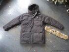 The North Face Hyvent Parka Goose Down Puffer Long Jacket Hooded Brown Men's L