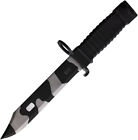 Aitor Combat Black & White Smooth Stainless Steel Fixed Blade Knife 16069