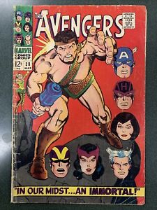 Avengers #38 (Marvel, 1967) Hercules Joins Avengers Gil Kane GD