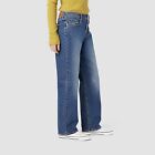 DENIZEN from Levi's Women's Mid-Rise 90's Loose Straight Jeans - Meta Blue 10
