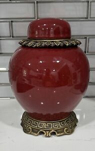 New ListingMid Century Pottery Mother Ceramic Home Decor Urn Vase Vintage Jar