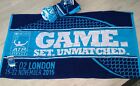 2x Barclays Atp World Tour Final 2015 Commerative Towels By Christy 62x26.5