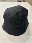 Prada Black Nylon Bucket Hat  Size S