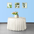 1 5 10 Round Velvet Tablecloths Wedding Decorations Tableware Table Cover Cloth