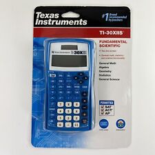 Texas Instruments TI-30XIIS Blue Handheld Scientific Calculator with Cover NEW