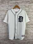 Vtg Detroit Tigers Majestic Authentic Home Jersey Young Men's Large - USA MADE