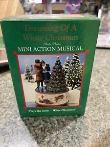 Enesco Dreaming Of A White Christmas Sweet Petite Mini Action Musical Music Box
