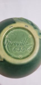 Roseville Pottery (American) Apple Blossom Jardinière, #638-4 (4
