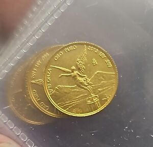 2013 Mexican Gold 1/10 Oz Onza Libertad Coin 2,150 Minted - Q0406-10