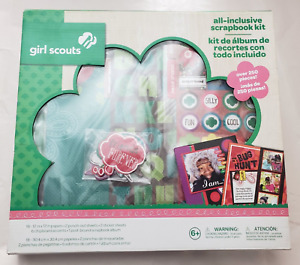 Girl Scouts All Inclusive Scrapbook Kit 250+ pcs Memories Keepsake Collectible