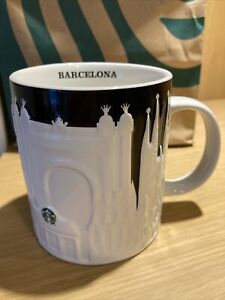 NWT Starbucks Relief Mug Barcelona 16 oz