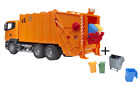 Bruder 03560 Scania R-Series Garbage Truck + Free Trash Cans #02607