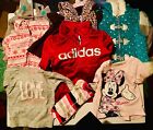 Toddler Girls Size 24M/2t/3t 22 Piece Clothes Lot Tops/Bottoms/Jackets