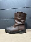 Wolverine WO3258 Brown Leather Steel Toe Pull On Work Boots Men’s Sz 10 M