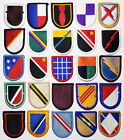 Lot of 25 Army Unit Insignia Multicolor Beret Flash Patches