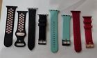 LOT OF 4 Sport Band for Watch Series 8 41mm  Assorted Colors Nike+ Buckle