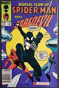 New ListingMarvel Team-up #141 VF+ 8.5 Newsstand Variant 1st Black Costume! Spider-Man!