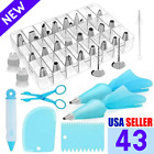 Cake Decorating Kit Set Tools Bags Piping Tips Pastry Icing Bags Nozzles 43 Pcs