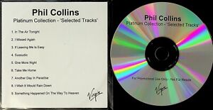 PHIL COLLINS- The Platinum Collection PROMO Selected 9 Tracks CD (RARE) Best of