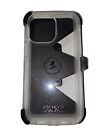 Pelican Voyager Series Case + Holster Clip for iPhone 14 Pro Max - Clear/Black