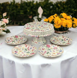 Vintage Ceramic Wedding Cake Stand 10