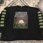 Undeath New York Death Metal Band Long Sleeve Lesions Of a Different Kind Sz 3XL