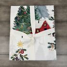 Pottery Barn Christmas in the Country Duvet Cover Full/Queen Multicolor NWOT