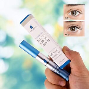 Natural Eyelash Growth Serum and Brow Enhancer to Grow Thicker, Longer Lashes