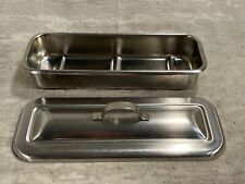 VOLLRATH 82830 Stainless Steel Brushed Medical Instrument Tray With Lid  --6999