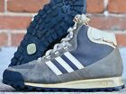 Vintage Adidas hiking boots 1980s 80s high top leather mesh made in Yugoslavia