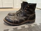 Red Wing 8116 Iron Ranger Gray Charcoal Rough & Tough 9.5 D Brown Leather Boots