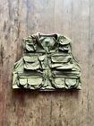 New ListingVintage ORVIS Fly Fishing Multi Pocket Green Vest Tactical Hunting NICE