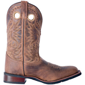 Laredo Kane Square Toe Cowboy  Mens Brown Dress Boots 7812