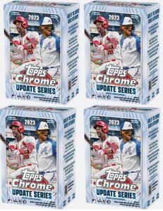 2023 Topps Chrome Update Series Blaster Boxes (4 Boxes Lot)  FREE SHIPPING