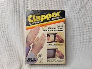 Vintage The Clapper 1984 Clap On Clap Off Brand New OPEN BOX Original Box