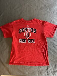 New ListingMajestic MLB Boston Red Sox Men's Short Sleeve T-Shirt Red Size L