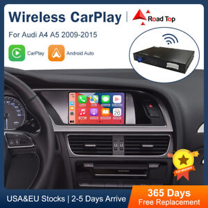 Wireless CarPlay Android Auto Interface Retrofit Fit for Audi A4 A5 Q5 2009-2015