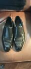 Ecco Helsinki 2 Black Leather Slip On Loafers Dress Shoes Men's Size EU 45 US 11