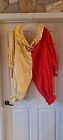 Vintage Handmade Youth Carnival Clown Suit Costume W/ Neck Ruffle 1960’s
