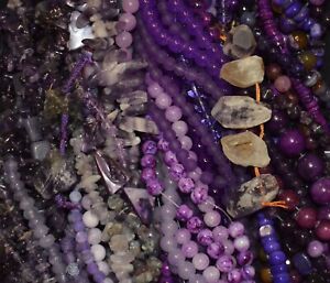 Large-Huge Lot Jewelry Making Beads,New:Quality Faceted Jade,Amethyst,Glass,Etc.