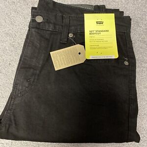 Levi's Flex Men's 527 Standard Boot Cut Stretch Jeans - Black - 32 X 32