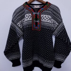 Dale Of Norway Sweater Fair Isle Pullover Knit Holiday Ski Jumper Nordic Small