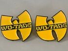 2 Wu-Tang Clan Enamel Pins For Hat,Clothes, Bag Shaolin NY Hip Hop Rap