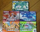 Pokemon Emerald Ruby Sapphire Fire Red Leaf Green Boxed set GameBoy Advance GBA