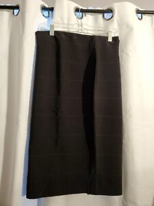Lane Bryant Mini Skirt Knit Stretch Waistband Sz 18/20 Solid Black