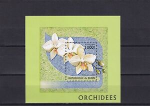 SA07b Benin 1997 Orchids mint minisheet