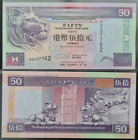 New Listing1994-2002 Hong Kong 50 dollars BANKNOTE CURRENCY UNC